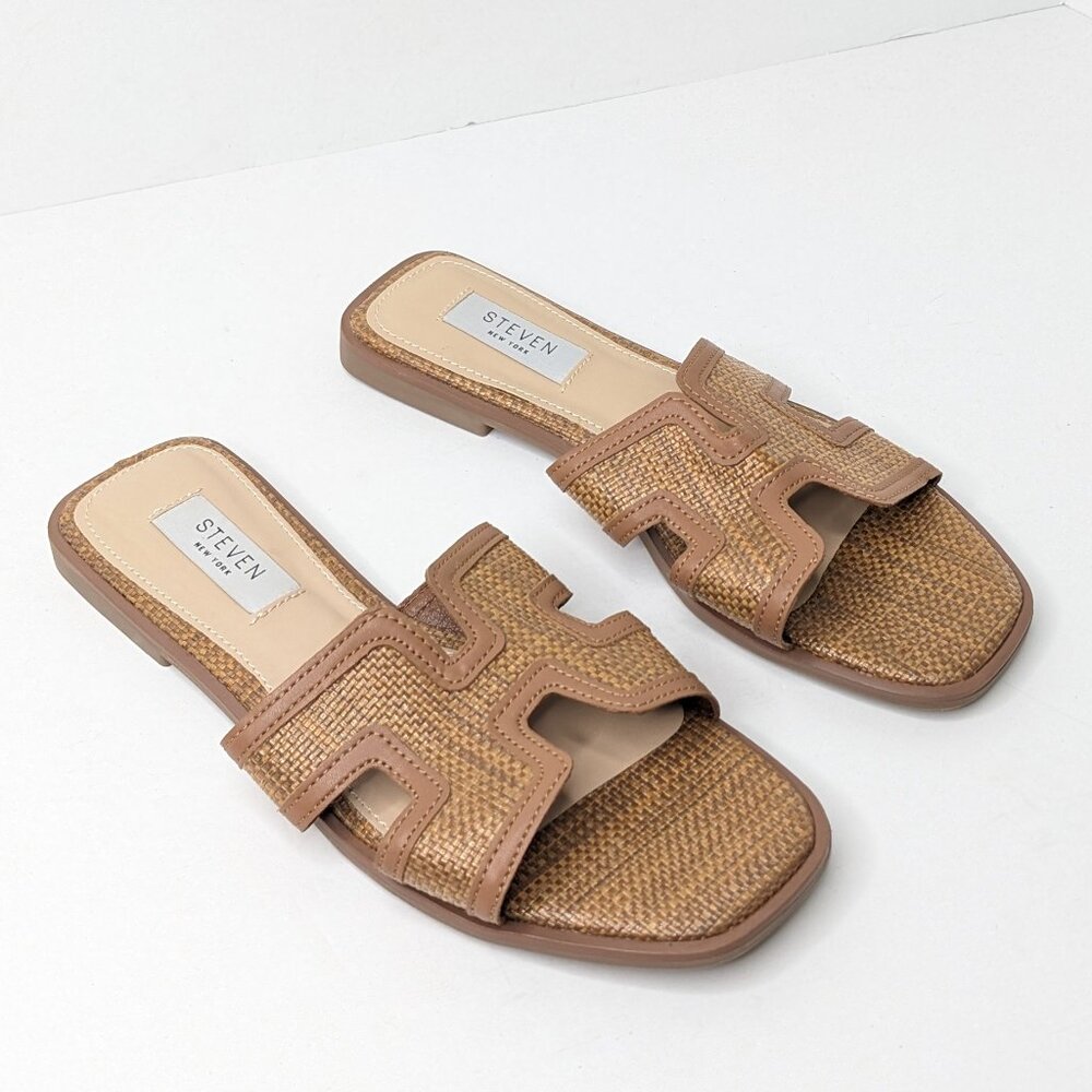 Steven New York Hanna Slide Sandals, Brown, Women's 6